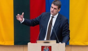 Партия Литвы возмутилась флагом Украины в Сейме. В парламенте посоветовали ей "заткнуться". ФОТО