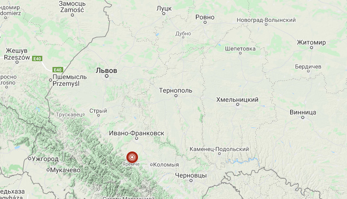 На Прикарпатье произошло землетрясение магнитудой 2,3 балла 01