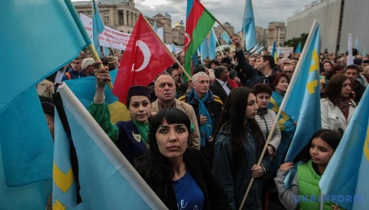 "Prisons and camps won't break us": rally dedicated to 72nd anniversary of Crimean Tatars' deportation took place in Kyiv. PHOTOS