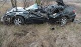 На Николаевщине &amp;quot;Honda&amp;quot; выехала на встречную полосу и столкнулась с мотоциклом &amp;quot;ИЖ&amp;quot;. ФОТОрепортаж.