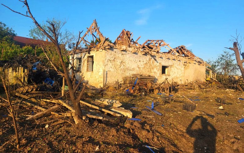 Последствия вражеских обстрелов Херсонской области 07