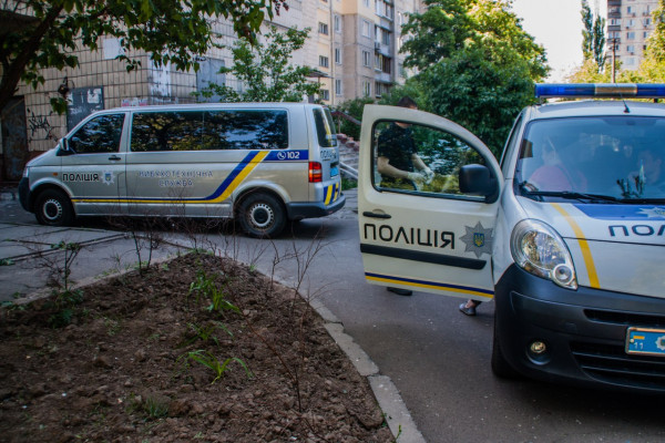 Explosion occurred outside National Corps’ office in Kyiv 05