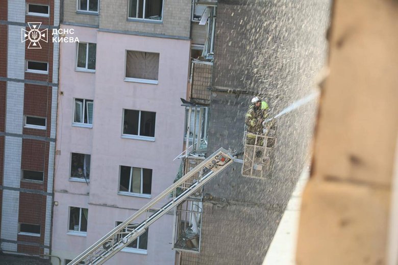 Київ після обстрілу