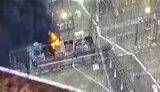 Внаслідок обстрілу з боку військ РФ зайнявся трансформатор на ТЕС у Щасті, - ДСНС. ВIДЕО