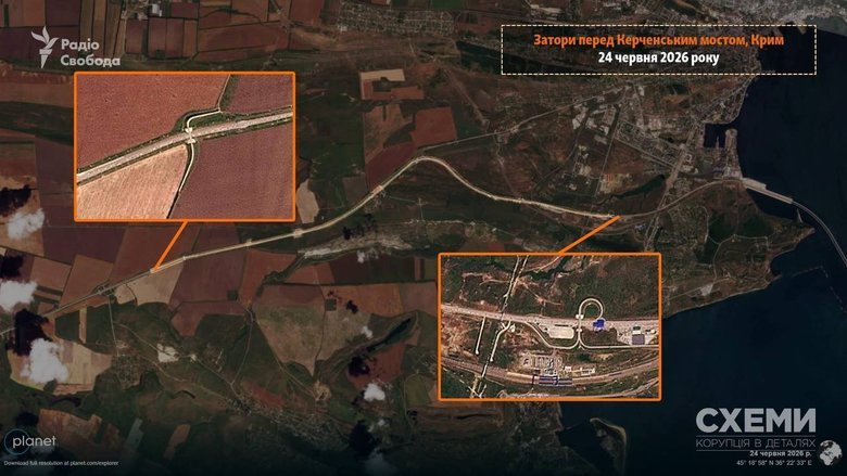 Traffic jam stretches over 10 km near Kerch Bridge