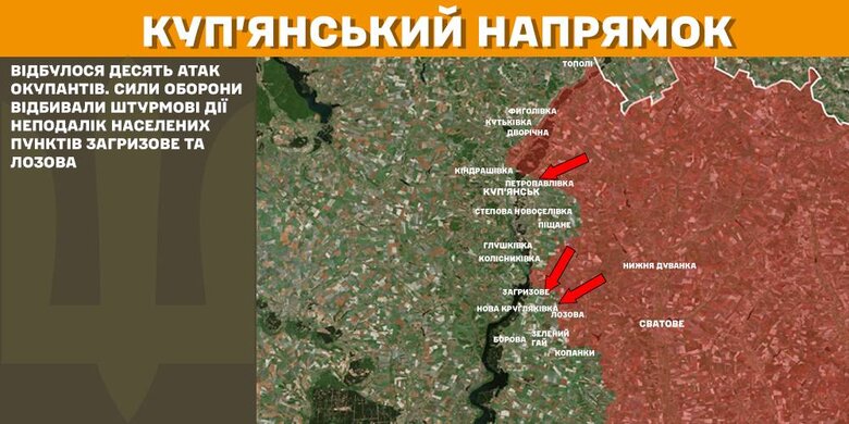 Ситуація на фронті, мапи бойових дій