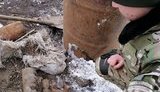 На территории незаконного пункта приема металлолома в Краматорске изъяты 4 взрывоопасных снаряда. ФОТОрепортаж