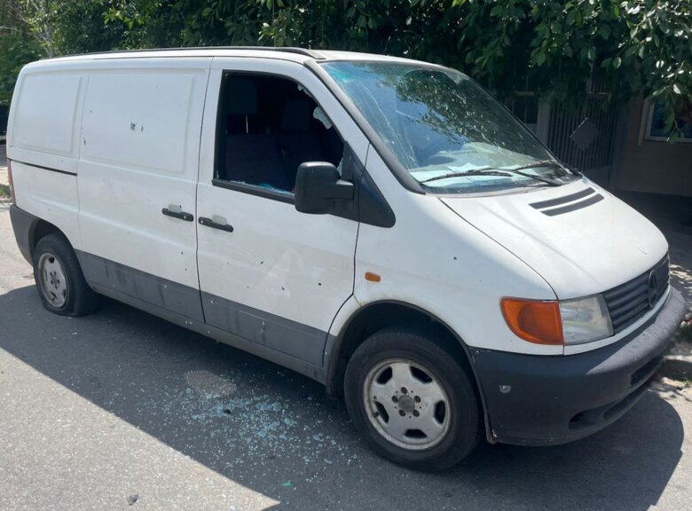 Russian shelling of the Nikopol district on 20 June