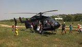 "Регионал" Плохой на вертолете агитирует за себя в Одесской области. ФОТОрепортаж