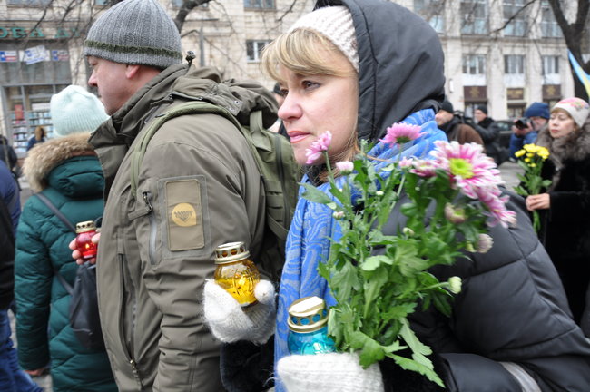 Kyiv commemorates first Heavenly Hundred victims 03