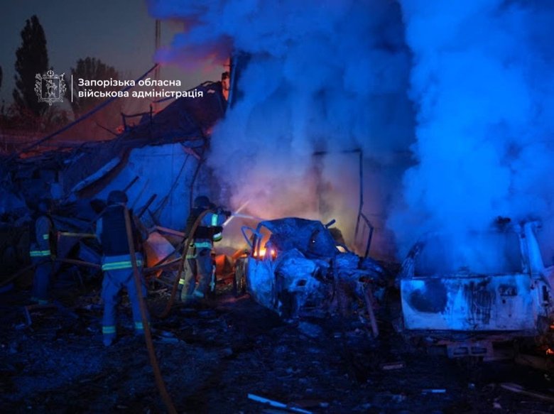 Strikes on Zaporizhzhia