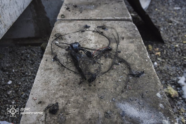 A Russian FPV drone attacked an energy facility in the Kramatorsk district