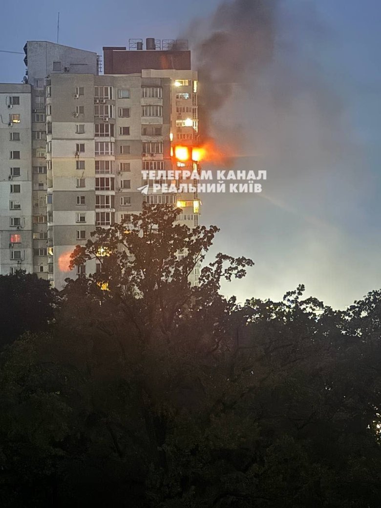 удар рф по Києву