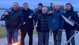 Аваков, Гордон, Шустер, Комаровский и Гройсман вооружились рыцарскими мечами и топорами. ФОТО