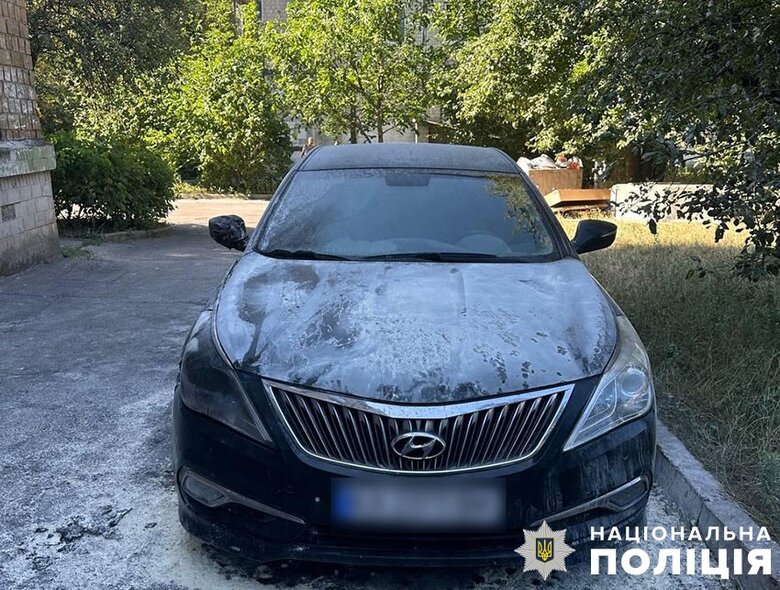 Двоє чоловіків підпалили авто активістки у Києві