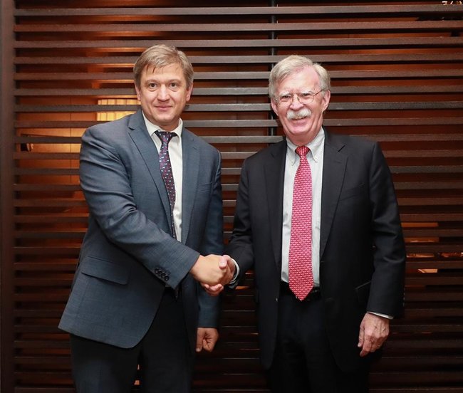 Danyliuk, Bolton discuss strengthening of Ukrainian-American relations 01