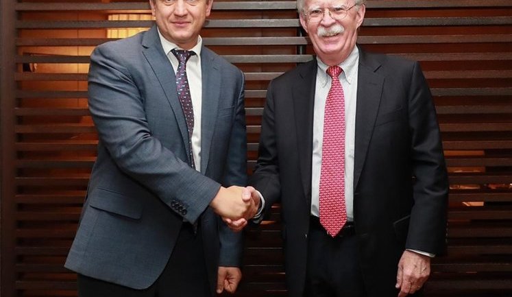 Danyliuk, Bolton discuss strengthening of Ukrainian-American relations. PHOTO