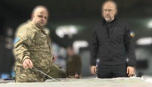 Шмигаль відвідав командний пункт 113-ї ОбрТрО в районі Вовчанська: Будуть надані оперативні завдання. ВIДЕО