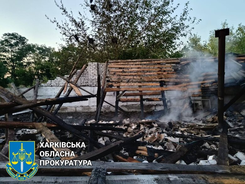 Наслідки нічної атаки безпілотниками на Харківщину 06