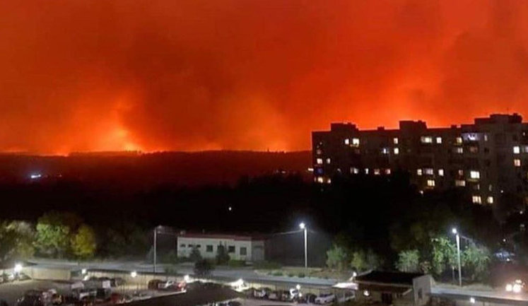 Крупные пожары на Луганщине были умышленно вызваны российскими вооруженными формированиями: Украина в ОБСЕ. ФОТОрепортаж