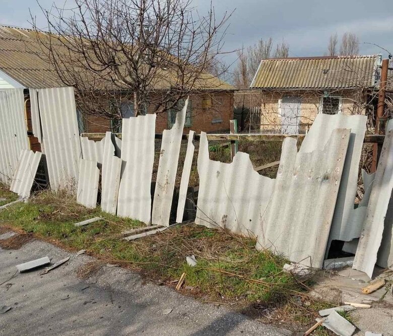 Наслідки обстрілу Нікополя