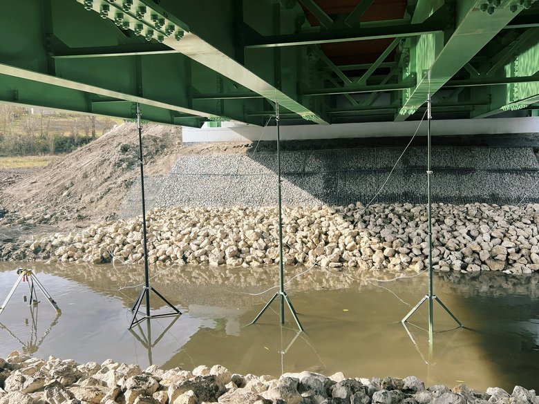 На Тернопільщині встановили перший в Україні японський модульний міст