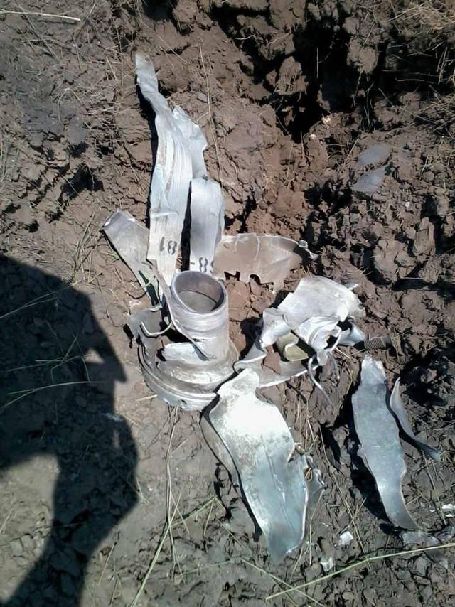 обстрел донбасс снаряд град