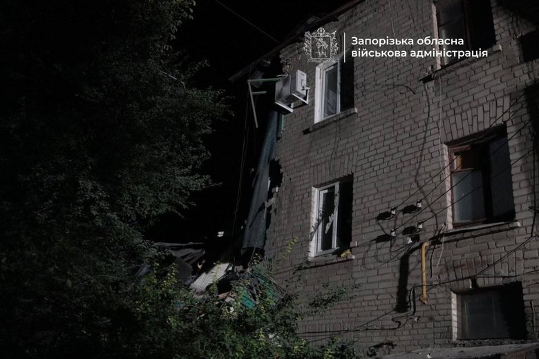 Обстріли Запоріжжя зранку 10 довтня