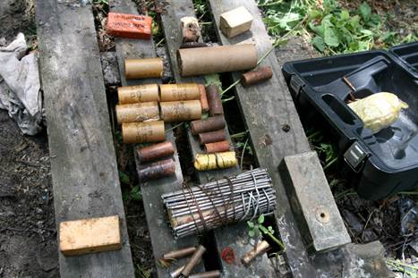оружие боеприпасы тайник
