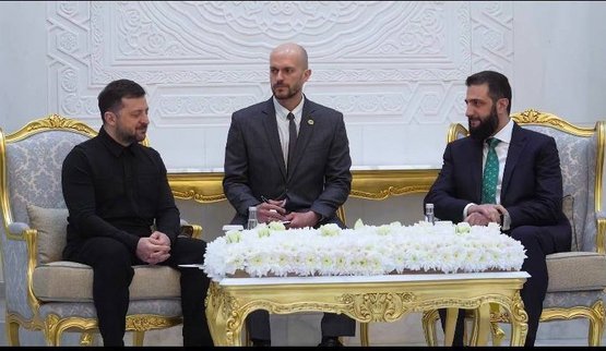 Встреча Зеленского с президентом Сирии