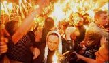 Ежегодное чудо – Благодатный огонь – сошел в храме Гроба Господня