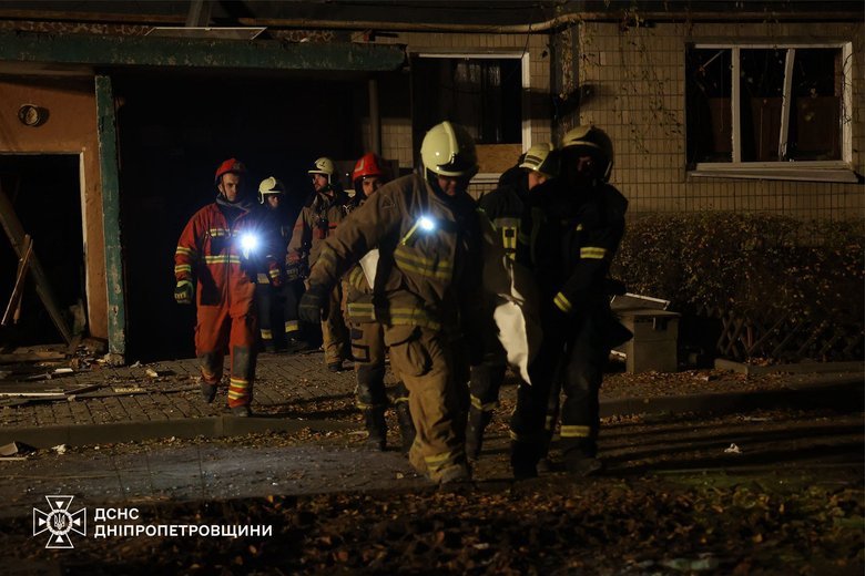 Strike on Dnipro on 8 November