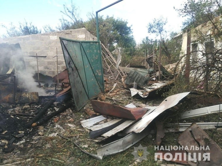 Consequences of enemy shelling in Zaporizhzhia region: rashists destroyed and damaged houses of civilians 09