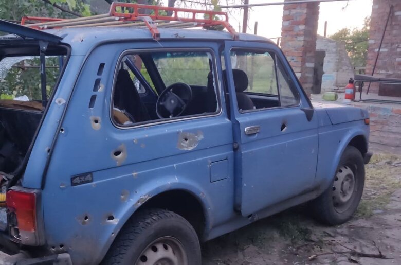 Наслідки обстрілу Нікопольщини у ніч на 8 травня