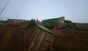 Военный поезд рашистов пустили под откос возле оккупированного Токмака, - ГУР