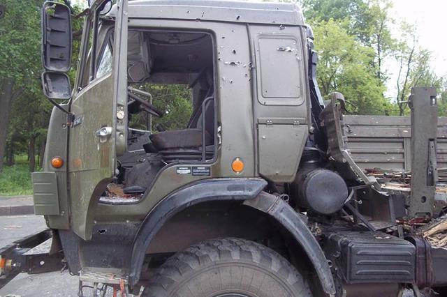 донецк обстрел огонь террористы дружественный