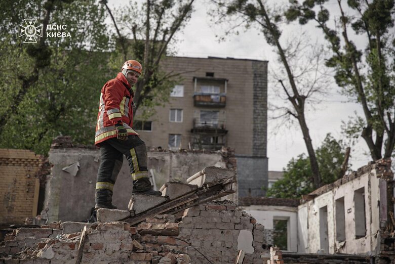 Kyiv after the ballistic missile strike