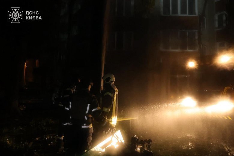 Київ після обстрілу