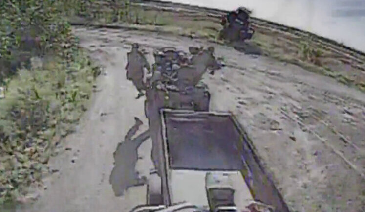 Drones of 414th Brigade destroy occupiers’ logistics. VIDEO
