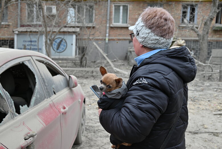 Hacлідки paкeтнoгo yдapy пo Kиєвy