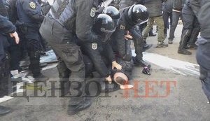 Андрій Білецький про сутички під Радою: "Чергова сволота при владі, яка використовує поліцію, міністерство як своїх цепних собак"