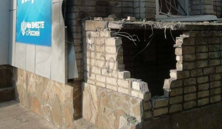 Headquarters for preparation of pseudo-referendum exploded in occupied Berdiansk. PHOTOS