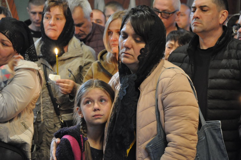 Farewell to cyborg paratrooper of 95th Brigade Ruslan Borovik, who died in battles with Russian occupiers in east, said goodbye in Kyiv 50