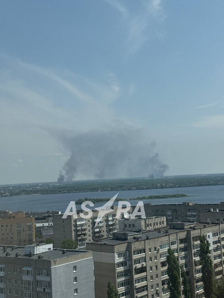A loud explosion was heard in Engels, Russia, on 11 June.