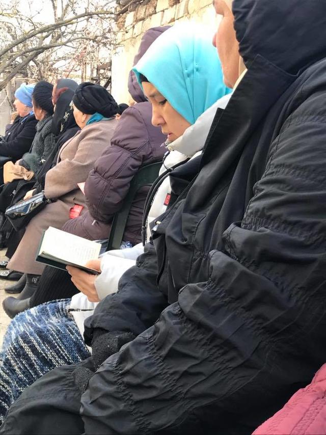 Crimea pays last tribute to Crimean Tatar liberation struggle veteran Vedzhie Kashka who died in Russian police operation 02 Crimea pays last tribute to Crimean Tatar liberation struggle veteran Vedzhie Kashka who died in Russian police operation 02