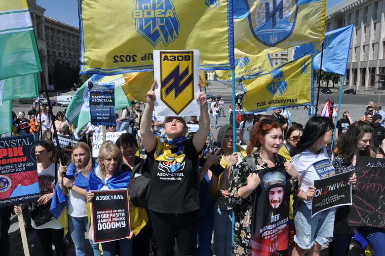 Anniversary of order to withdraw from Azovstal: march We are waiting for home of heroes of Mariupol took place in center of Kyiv 26