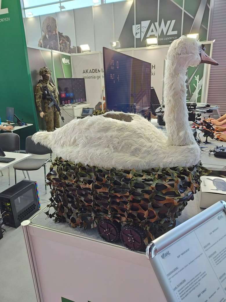 У Польщі презентували безпілотник Kaczka у вигляді лебедя