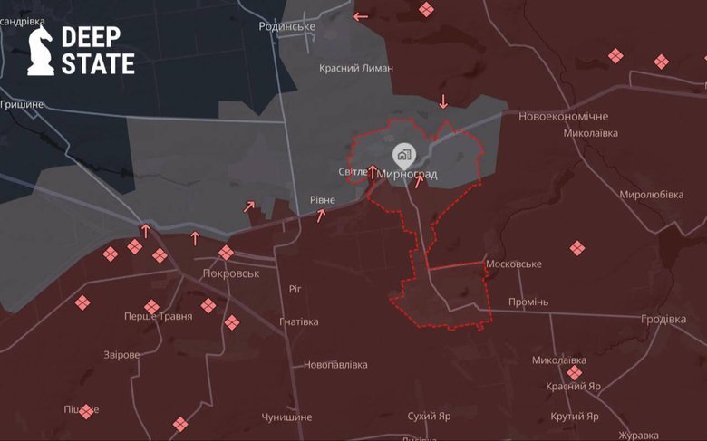 Ситуація у Покровську та Мирнограді станом на кінець року