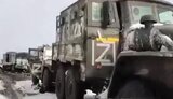 Розбита колона російських окупантів в районі Старого Салтова на Харківщині. ВIДЕО