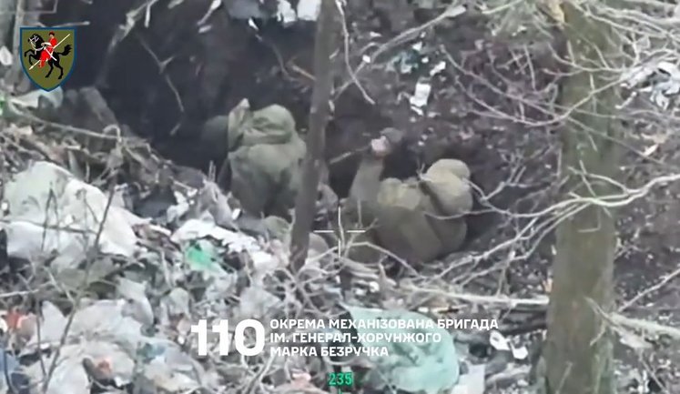 Хотели ворваться в окоп и получили пулю: боец 110-й бригады ликвидировал двух оккупантов. ВИДЕО